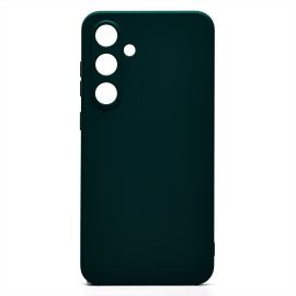 Чехол для Samsung SM-S721B (Galaxy S24 FE) силиконовый Soft Touch 4 <темно-зеленый>