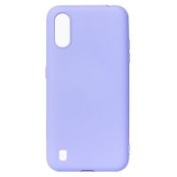 Чехол для Samsung SM-M015F (Galaxy M01) силиконовый Soft Touch 4 <светло-фиолетовый> ― OnlineBazar.su