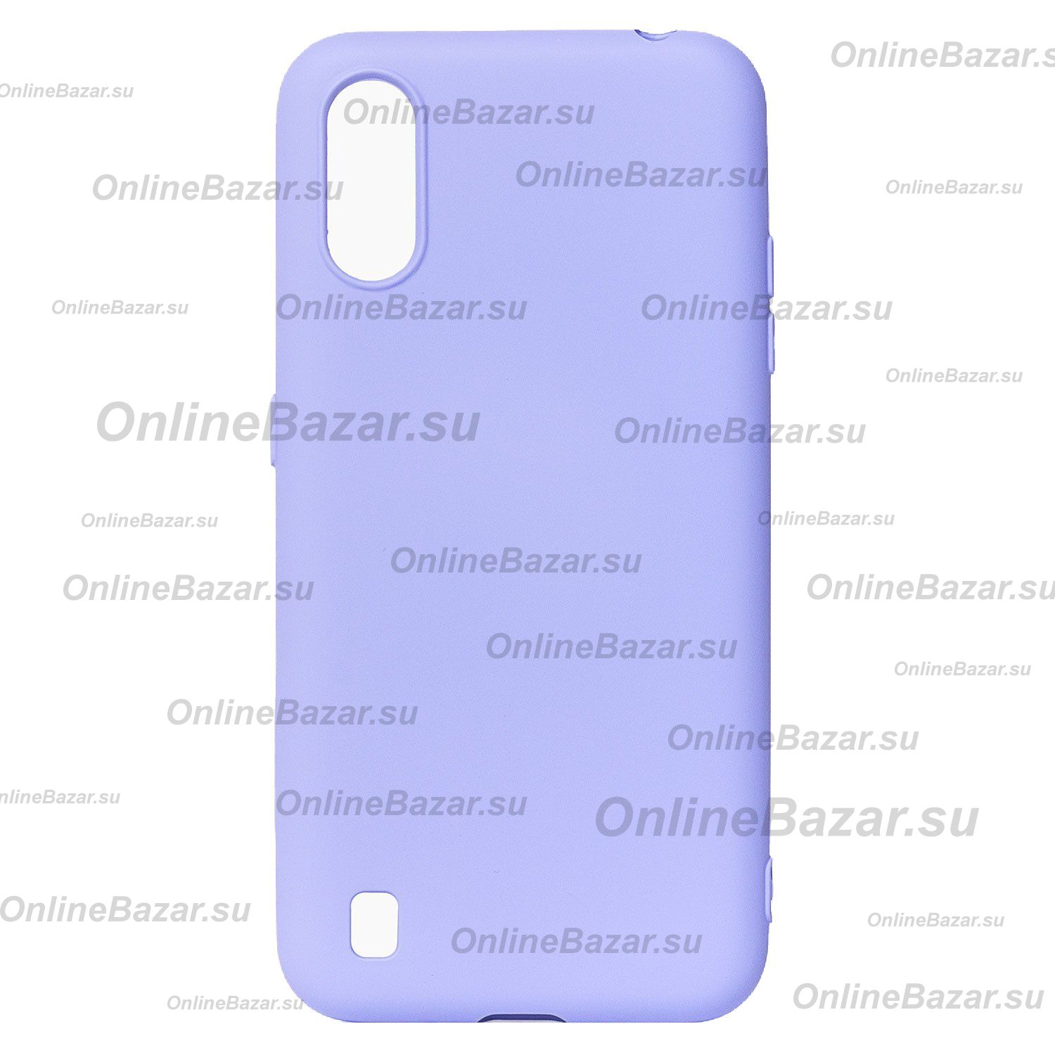 Чехол для Samsung SM-M015F (Galaxy M01) силиконовый Soft Touch 4 <светло-фиолетовый> ― OnlineBazar.su