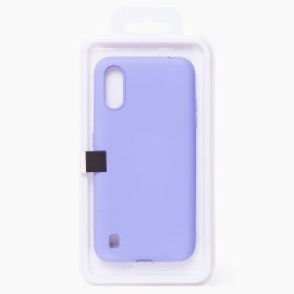 Чехол для Samsung SM-M015F (Galaxy M01) силиконовый Soft Touch 4 <светло-фиолетовый>