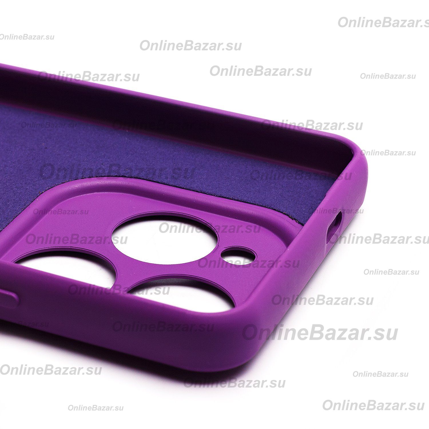 Чехол для Tecno Spark 20 Pro (KJ6) силиконовый Soft Touch 4 <фиолетовый> ― OnlineBazar.su