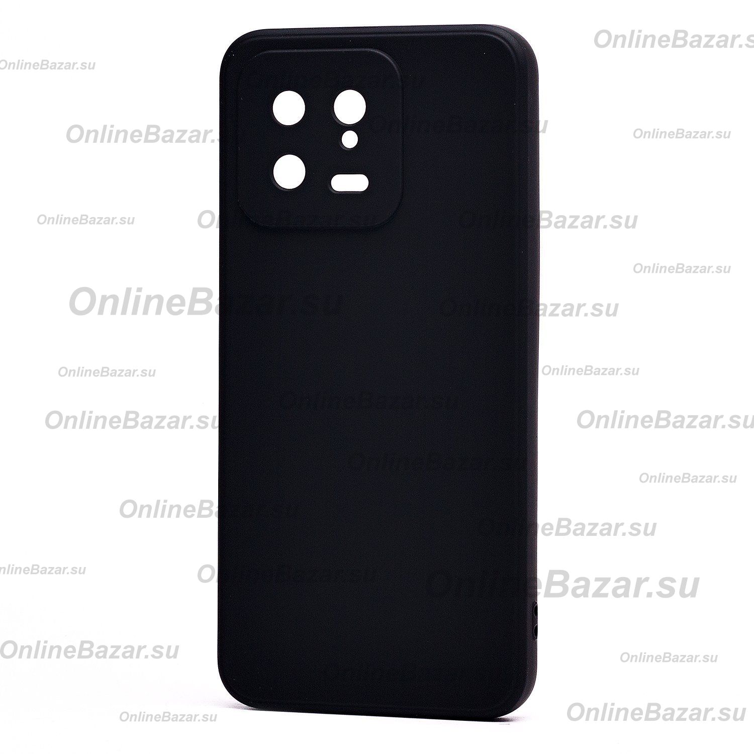 Чехол для Xiaomi 13 силиконовый Soft Touch 4 <черный> ― OnlineBazar.su