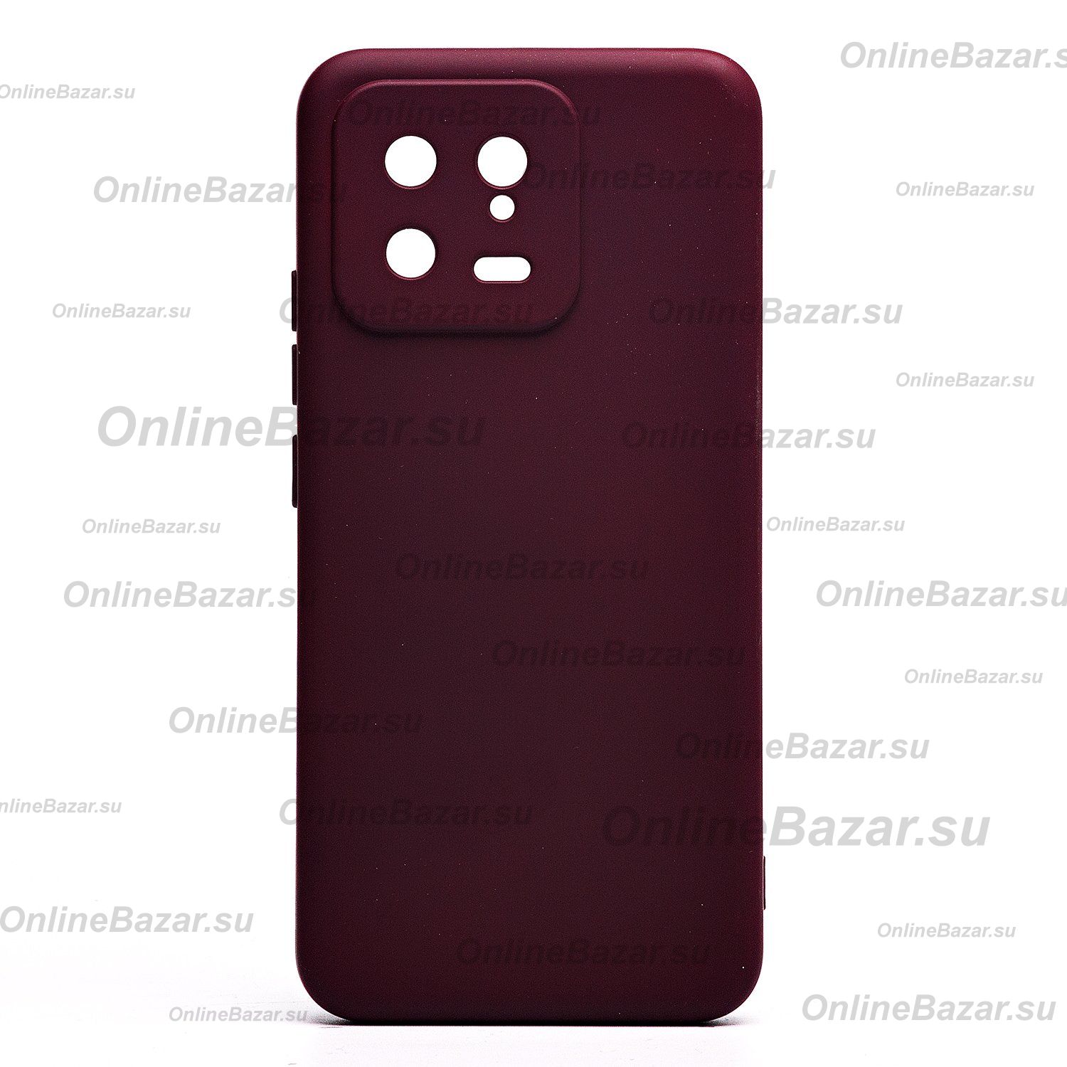 Чехол для Xiaomi 13 силиконовый Soft Touch 4 <бордовый> ― OnlineBazar.su