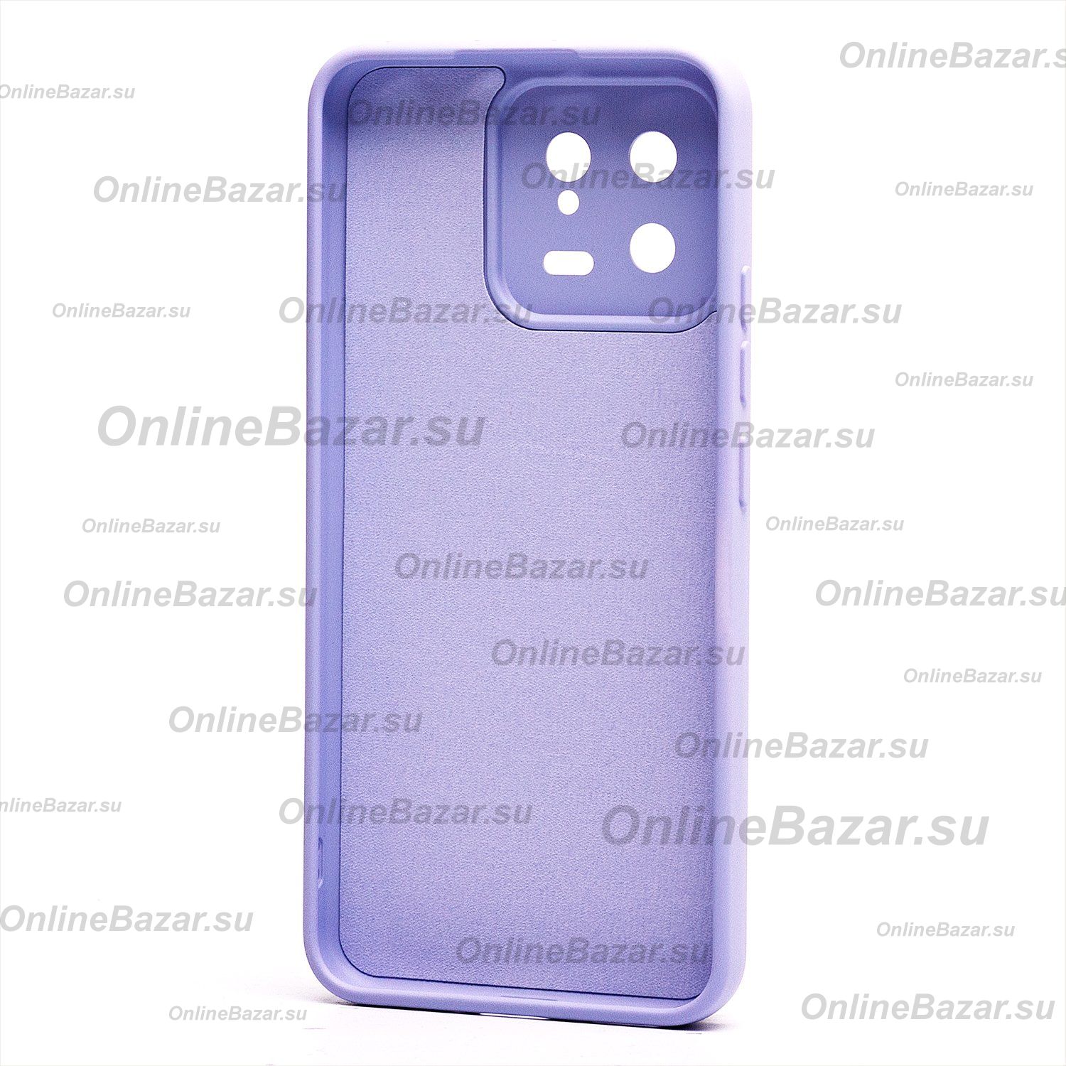 Чехол для Xiaomi 13 силиконовый Soft Touch 4 <светло-фиолетовый> ― OnlineBazar.su