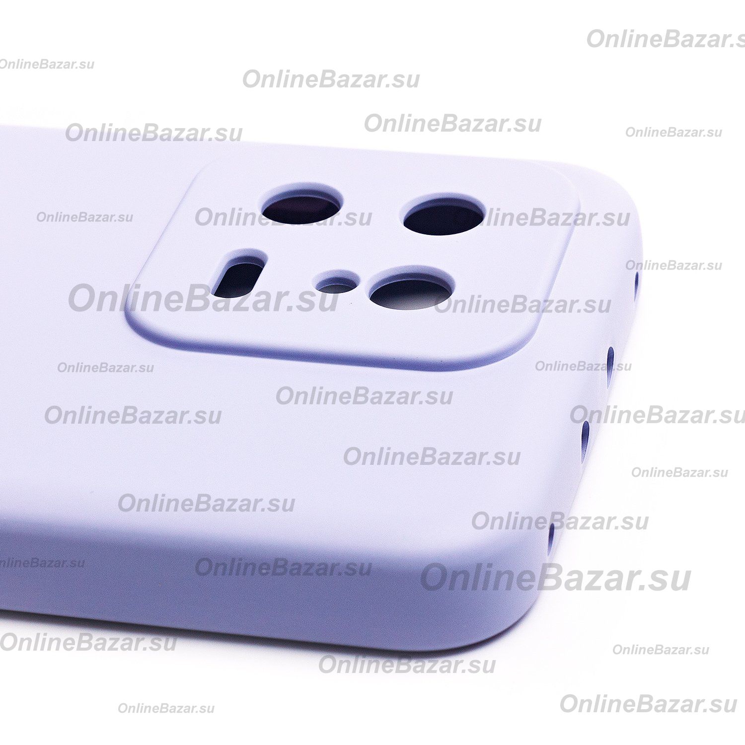Чехол для Xiaomi 13 силиконовый Soft Touch 4 <светло-фиолетовый> ― OnlineBazar.su