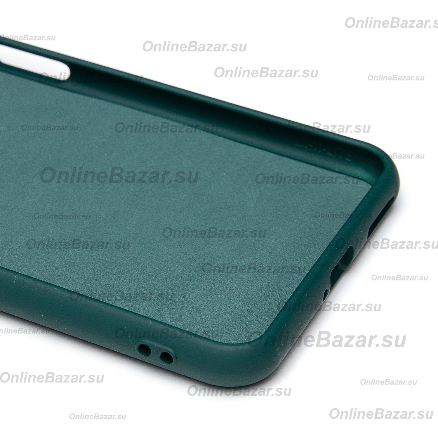 Чехол для Xiaomi Mi 11 Lite силиконовый Soft Touch 4 <темно-зеленый> ― OnlineBazar.su