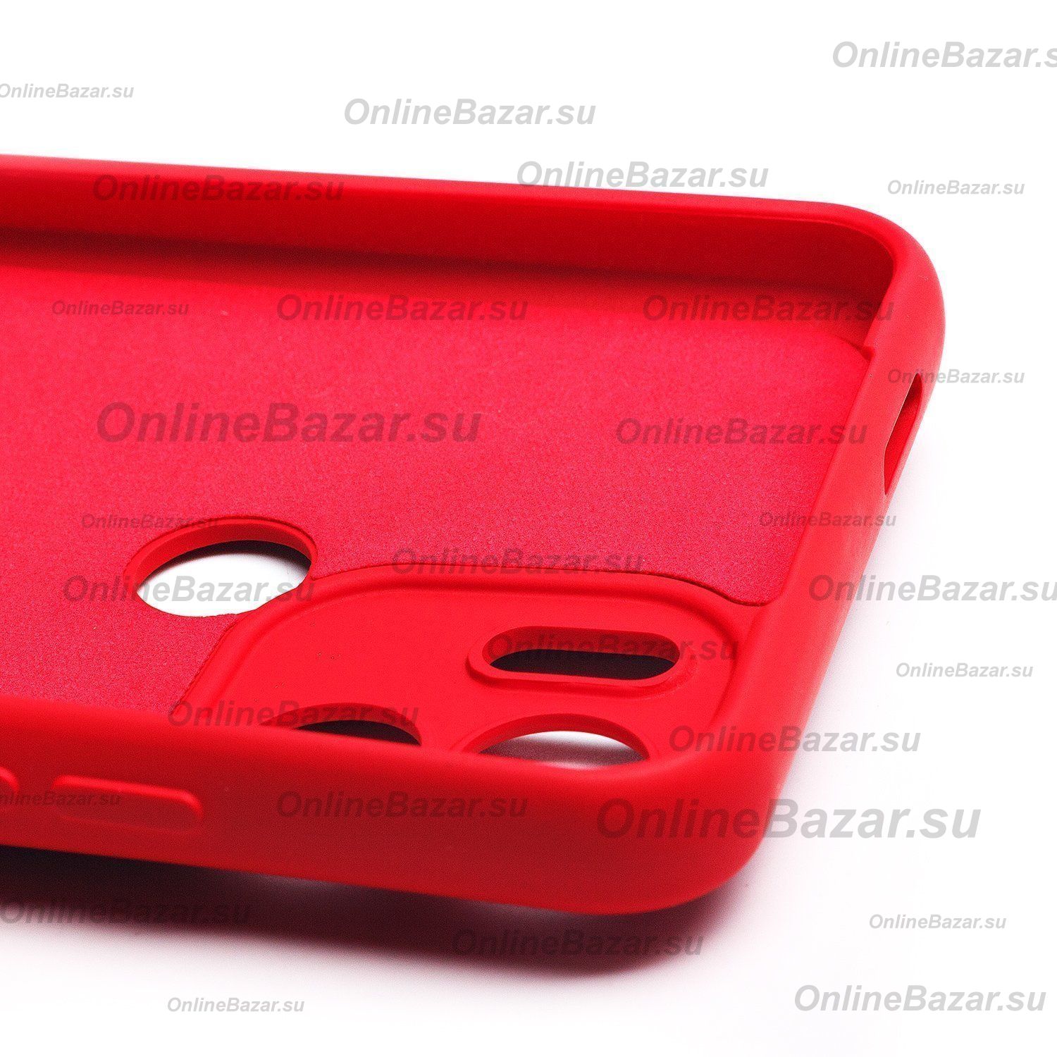 Чехол для Redmi A1 силиконовый Soft Touch 4 <красный> ― OnlineBazar.su