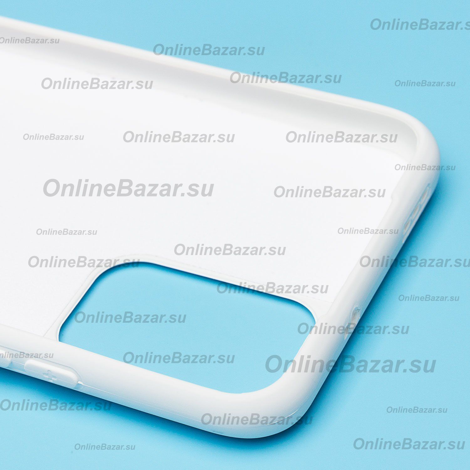 Чехол для Xiaomi Redmi Note 10 силиконовый Soft Touch 4 <белый> ― OnlineBazar.su