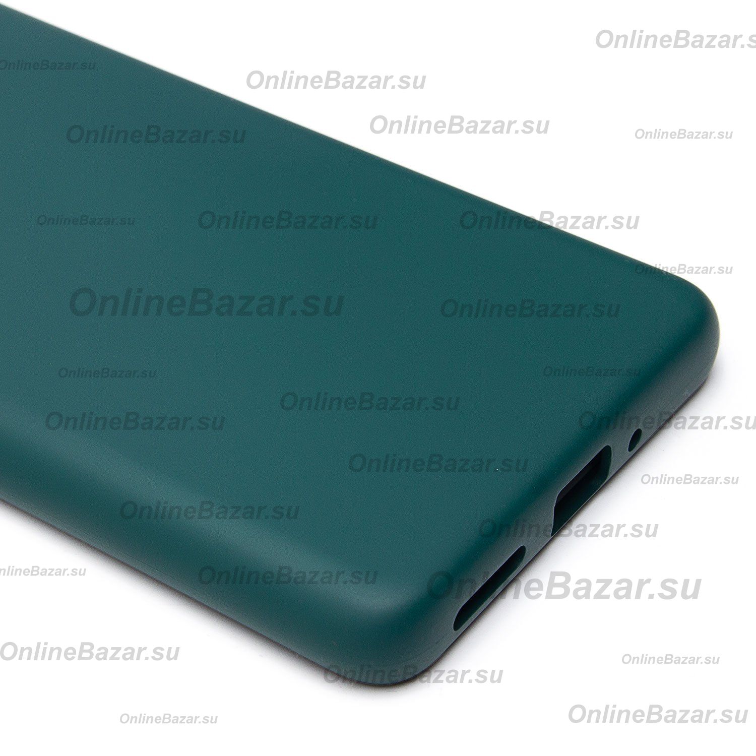 Чехол для Xiaomi 24090RA29G силиконовый Soft Touch 4 <темно-зеленый> ― OnlineBazar.su