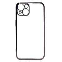 Чехол для Apple iPhone 13 силиконовый ультратонкий Pilot <черный> ― OnlineBazar.su
