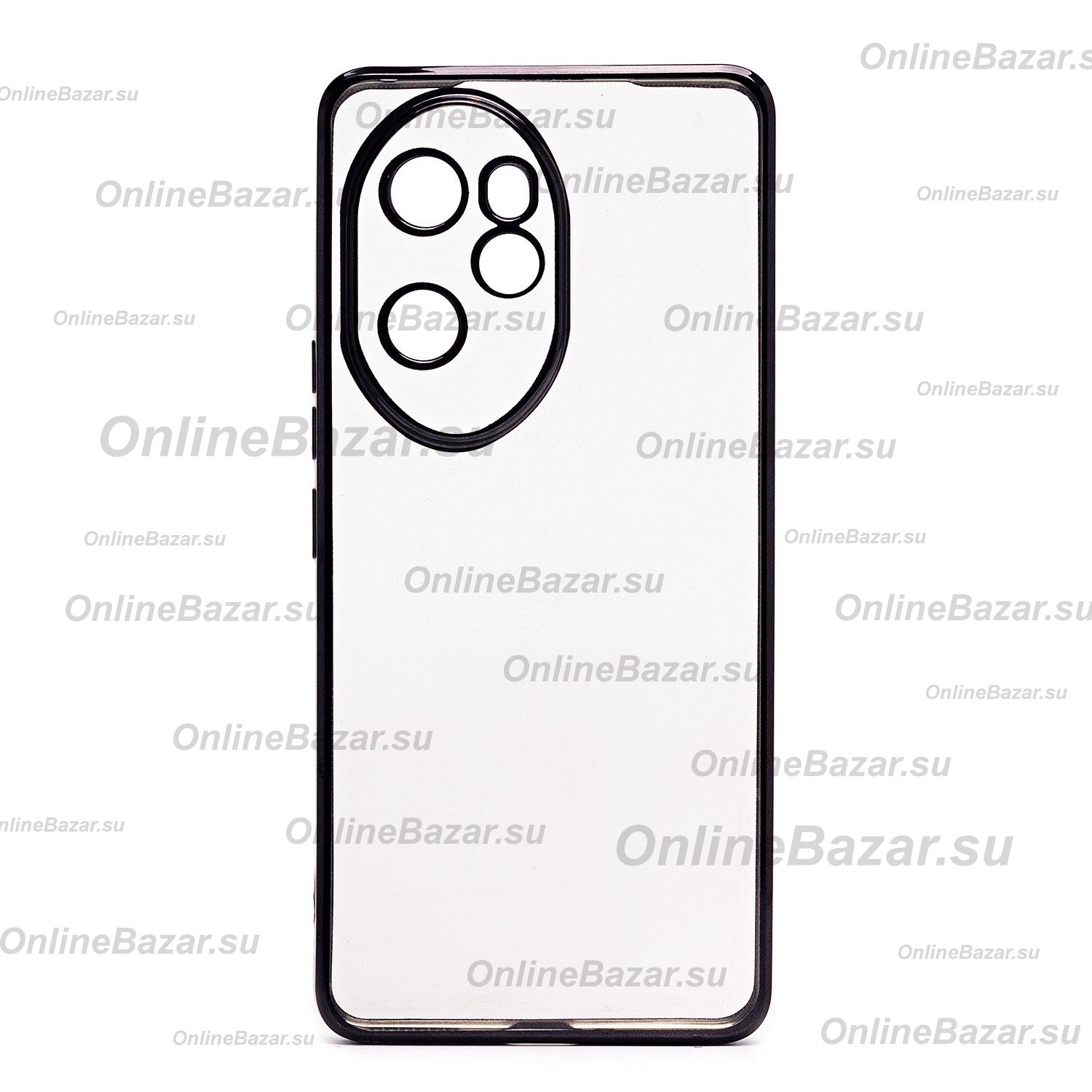 Чехол для Honor 100 Pro силиконовый ультратонкий Pilot <черный> ― OnlineBazar.su