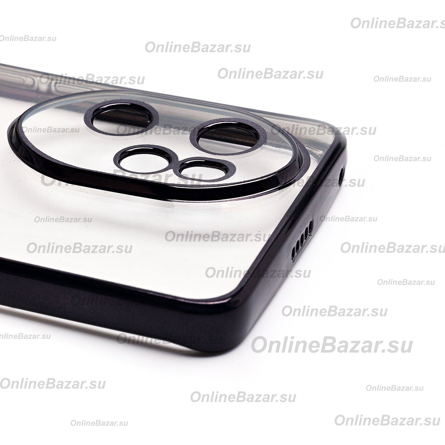 Чехол для Honor 100 Pro силиконовый ультратонкий Pilot <черный> ― OnlineBazar.su