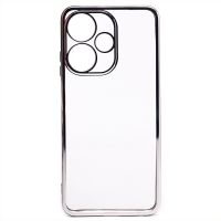 Чехол для Infinix Hot 30i (X669D) силиконовый ультратонкий Pilot <серебристый> ― OnlineBazar.su