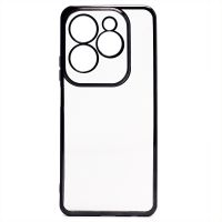 Чехол для Infinix Hot 40 (X6836) силиконовый ультратонкий Pilot <черный> ― OnlineBazar.su