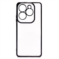 Чехол для Tecno Spark 20 Pro (KJ6) силиконовый ультратонкий Pilot <черный> ― OnlineBazar.su