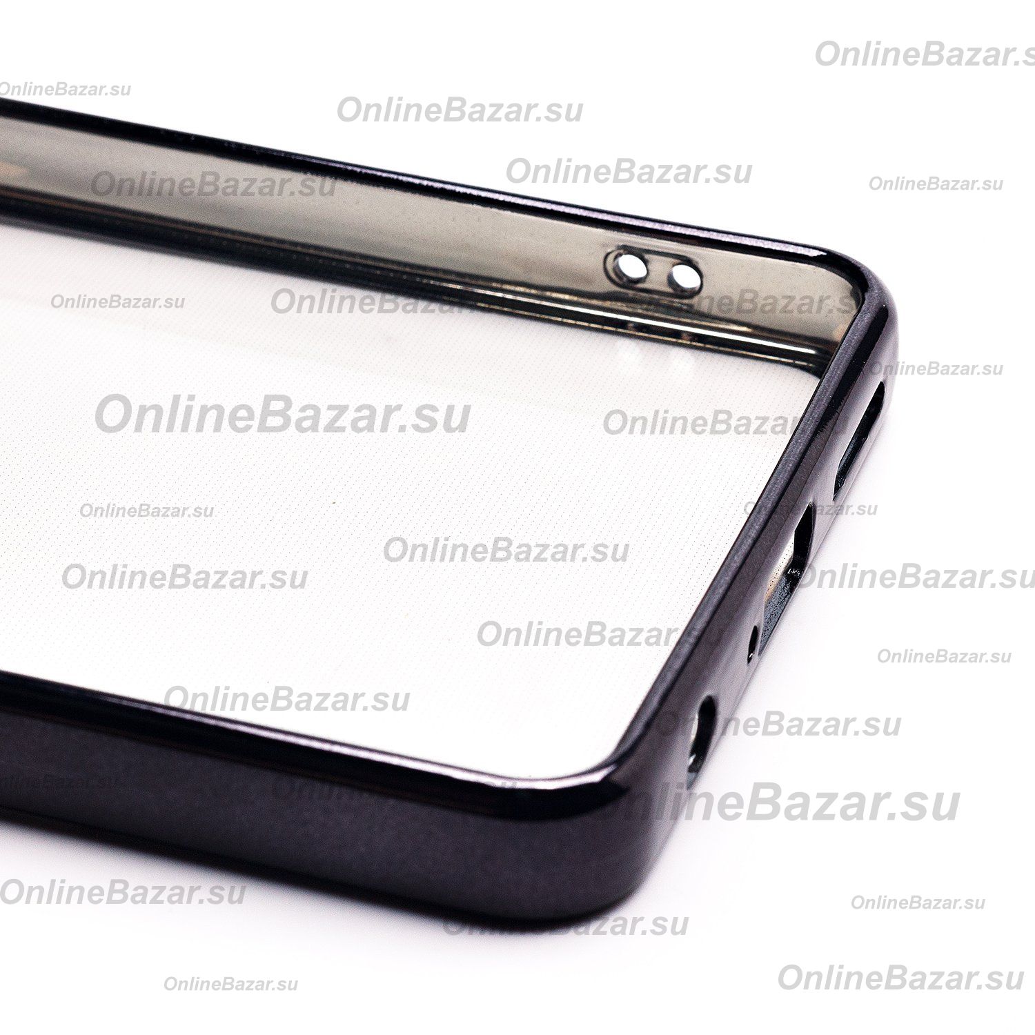 Чехол для Tecno Spark 20 Pro (KJ6) силиконовый ультратонкий Pilot <черный> ― OnlineBazar.su