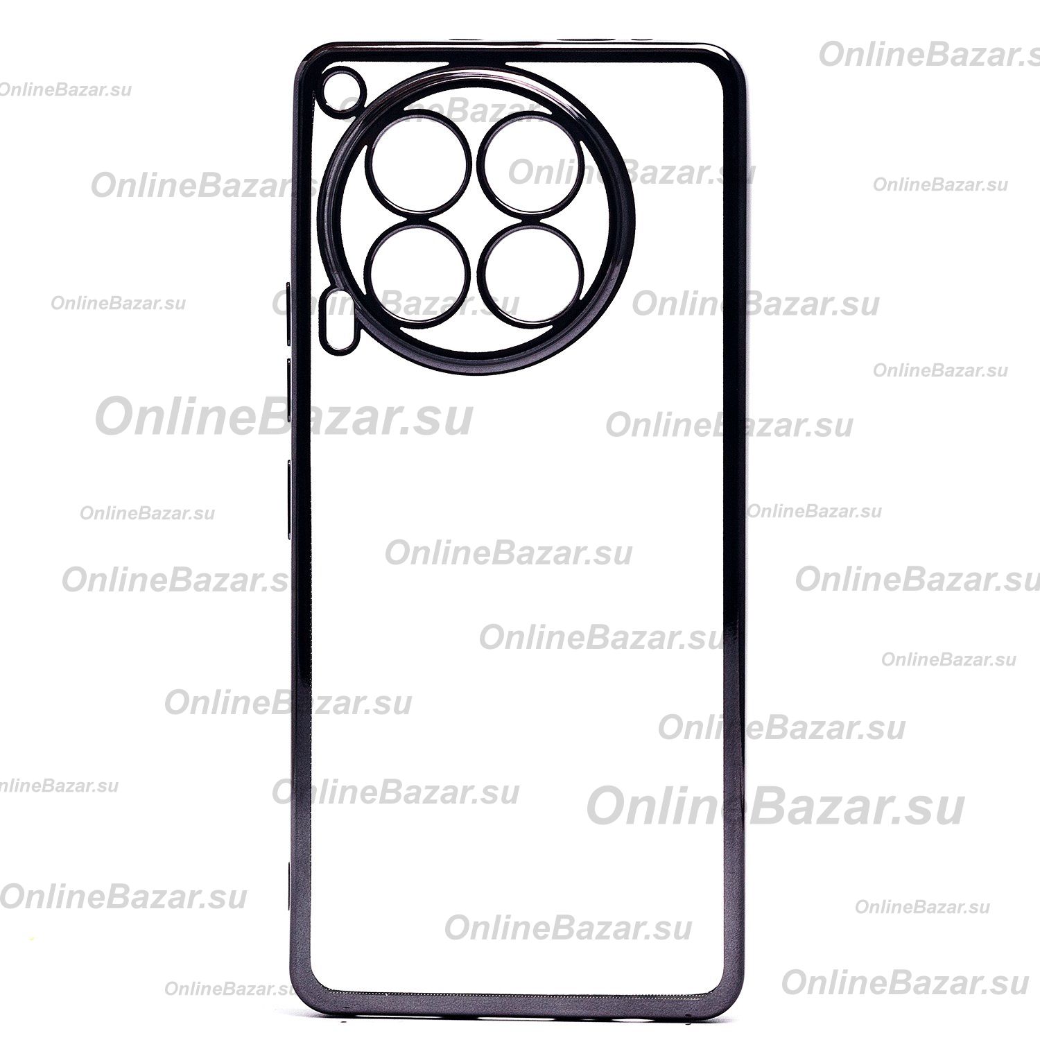 Чехол для Tecno Camon 30 (CL6) силиконовый ультратонкий Pilot <черный> ― OnlineBazar.su