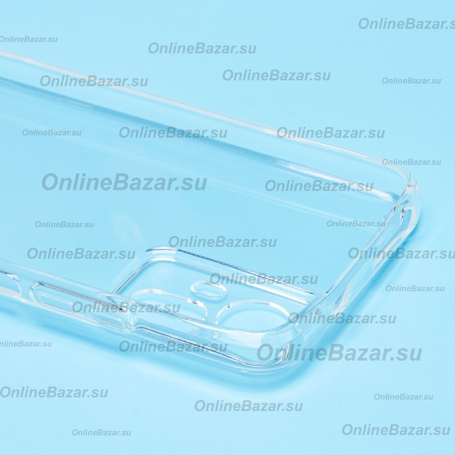 Чехол для Xiaomi Redmi Note 12S силиконовый (0,9 mm) <прозрачный> ― OnlineBazar.su