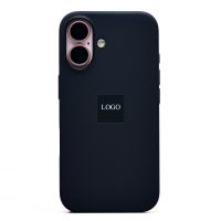 Чехол для Apple iPhone 16 силиконовый MagSafe (анимация работает) <черный> (премиум) ― OnlineBazar.su