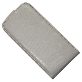 Чехол для HTC One V (T320e) флип змея №2 <белый>