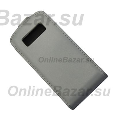 Чехол для Nokia 500 флип кожзам №2 <белый> ― OnlineBazar.su