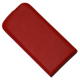 Чехол для HTC One V (T320e) флип кожзам №3 <красный>