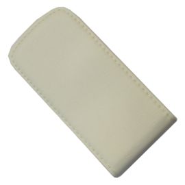 Чехол для Nokia 600 флип кожзам №3 <белый>