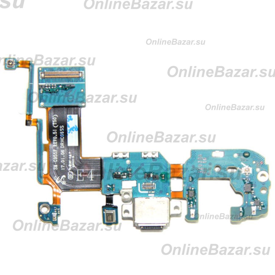 Шлейф для Samsung SM-G955F (Galaxy S8 Plus) на системный разъем и микрофон ― OnlineBazar.su
