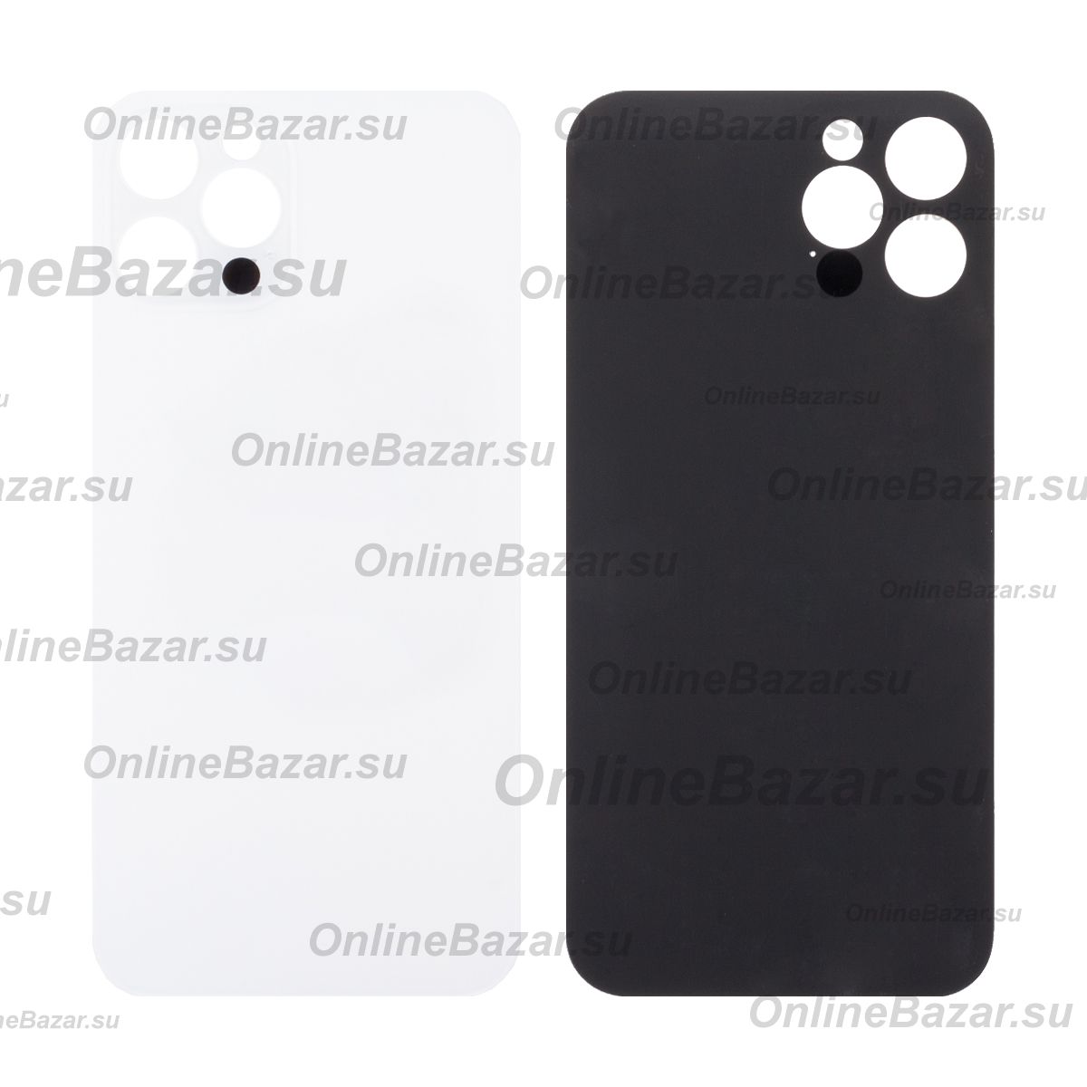 Задняя крышка для Apple iPhone 12 Pro (широкий вырез под камеру) <белый> ― OnlineBazar.su