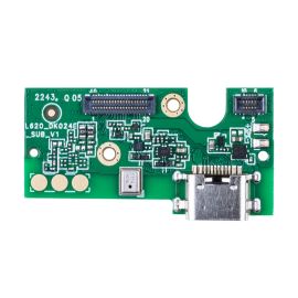 Плата нижняя для Blackview BV6600 на системный разъем и микрофон (оригинал)