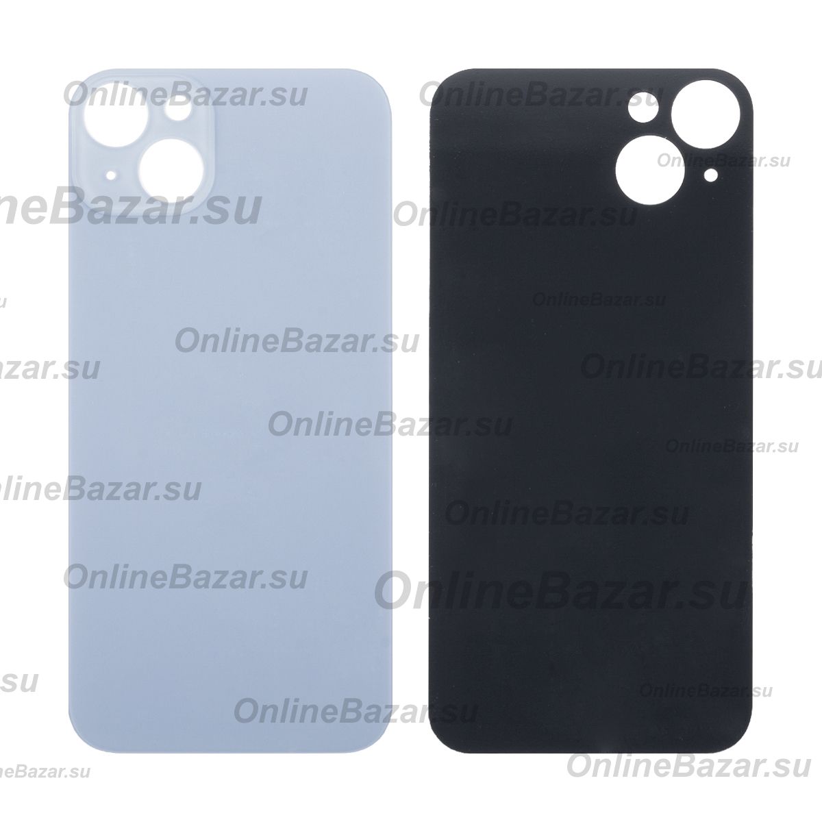 Задняя крышка для Apple iPhone 14 Plus (широкий вырез под камеру) <синий> ― OnlineBazar.su