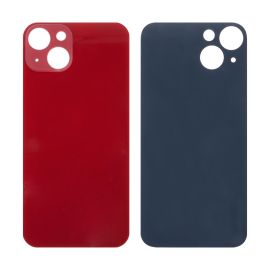 Задняя крышка для Apple iPhone 13 (широкий вырез под камеру) <красный>