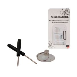 Набор инструмента для iPhone (звёздочка 0,8 x 25mm, Y 0,6mm, присоска, SIM-адаптер)