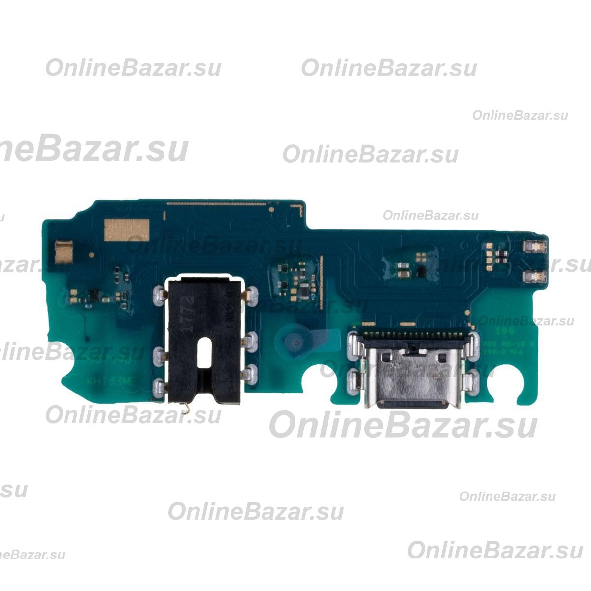 Плата нижняя для Samsung SM-A127F (Galaxy A12 Nacho) на системный разъем, разъем гарнитуры и микрофон (оригинал) ― OnlineBazar.su