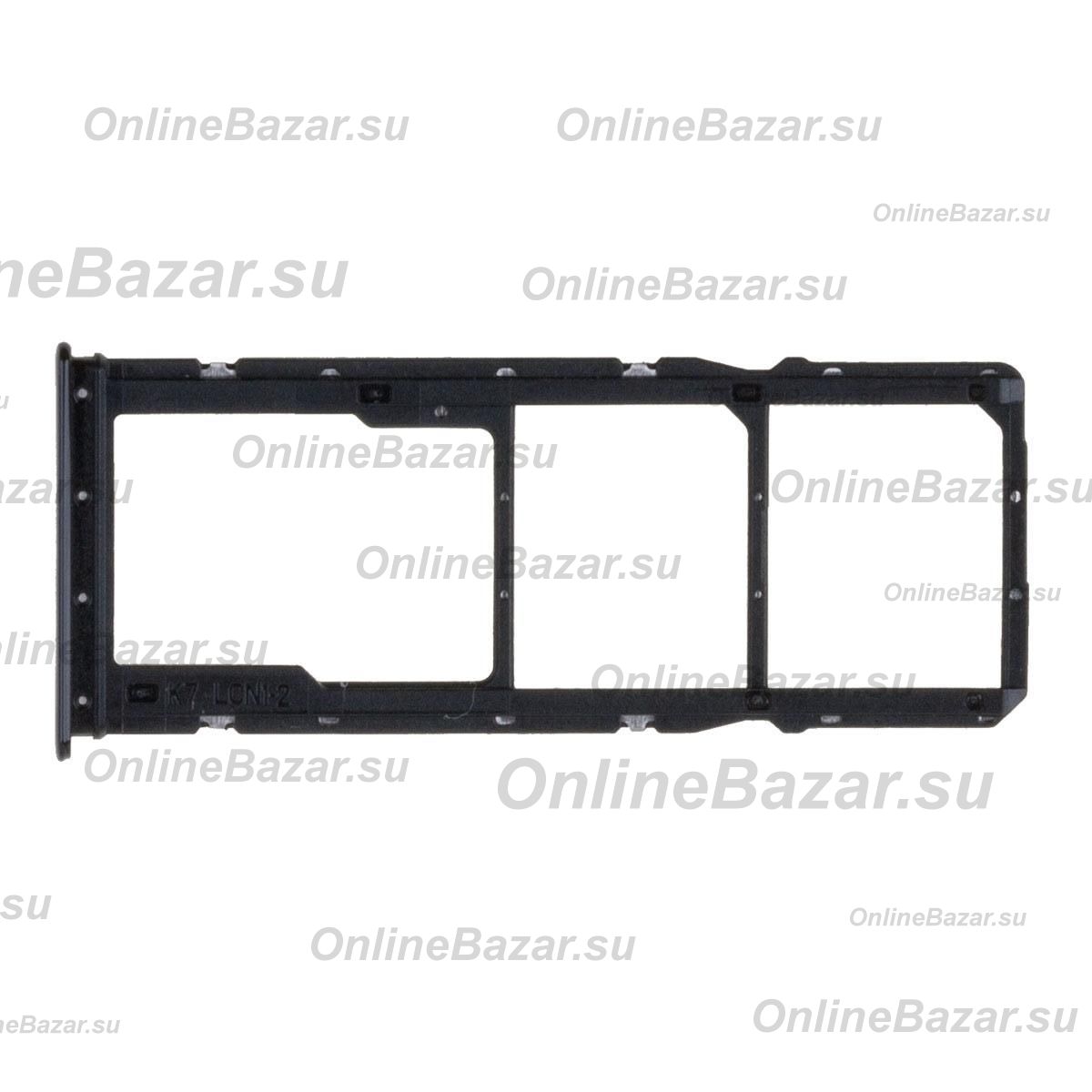 Лоток sim-карты для Xiaomi M2101K7BL и карты памяти <черный> ― OnlineBazar.su