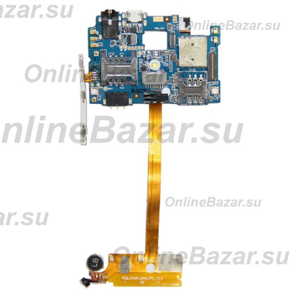 Системная плата для 4Good Light B100 в сборе с основным шлейфом, вибромотором, микрофоном, шлейфом боковых кнопок и фронтальной камерой (оригинал) ― OnlineBazar.su