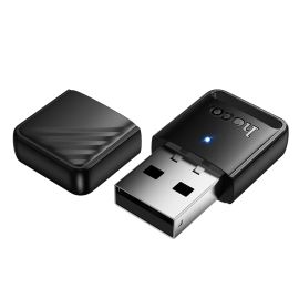 Bluetooth адаптер в порт USB Hoco UA42 (BT 5.4) <черный>