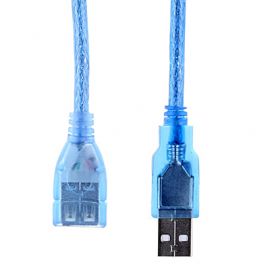 USB удлинитель - USB (папа) - USB (мама) 5 метров <голубой>